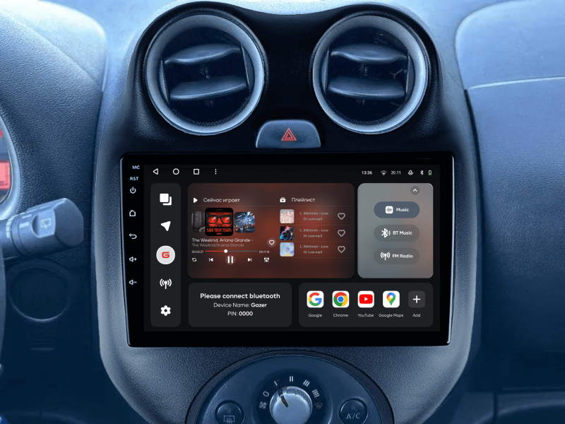 Купить Мультимедійна система Gazer T6009-K13 PRO MAX до Nissan Micra, March 2010-2013