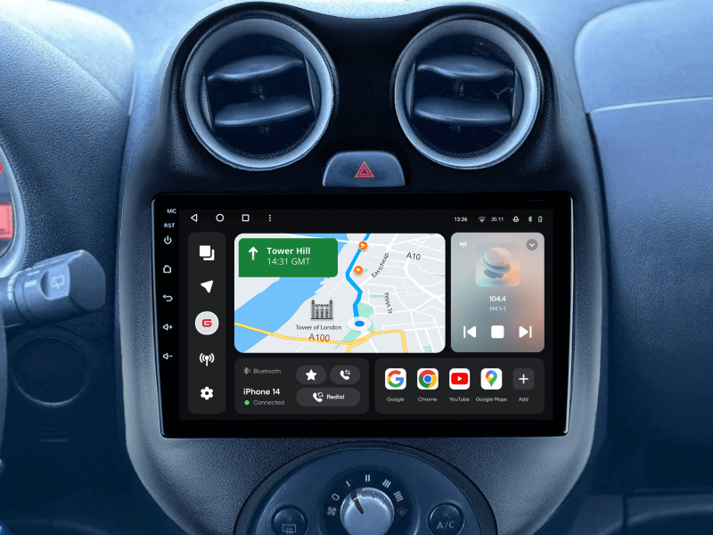 Купить Мультимедійна система Gazer T6009-K13 PRO MAX до Nissan Micra, March 2010-2013