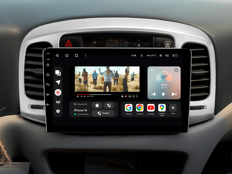 Купити Мультимедійна система Gazer T6009-MC PRO MAX до Hyundai Accent 3 (MC) 2006-2011