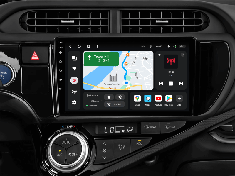 Купити Мультимедійна система Gazer T6009-NHP10 PRO MAX до Toyota Aqua (NHP10) 2011-2017