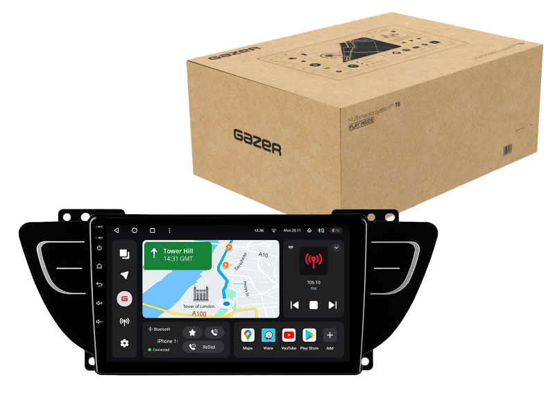Купити Мультимедійна система Gazer T6009-NL PRO MAX до Geely Atlas NL-3 2016-2020