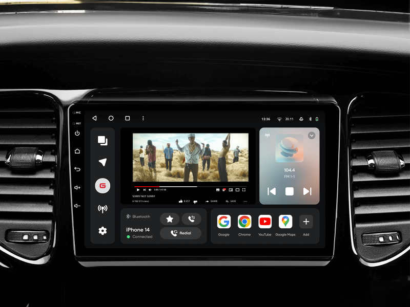 Купити Мультимедійна система Gazer T6009-PF PRO MAX до Dodge Dart 2012-2016