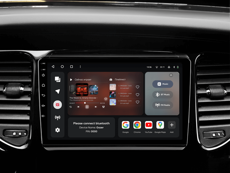 Купити Мультимедійна система Gazer T6009-PF PRO MAX до Dodge Dart 2012-2016