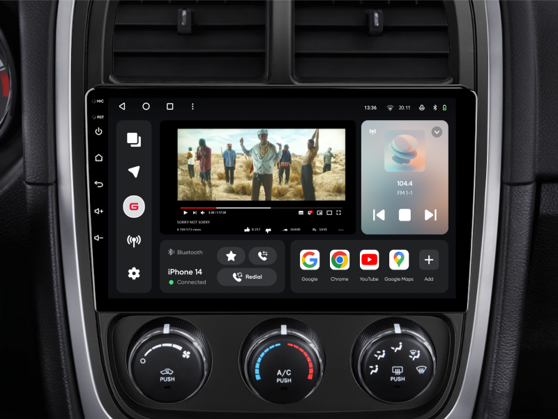 Купити Мультимедійна система Gazer T6009-PM PRO MAX до Dodge Caliber (PM) 2009-2013