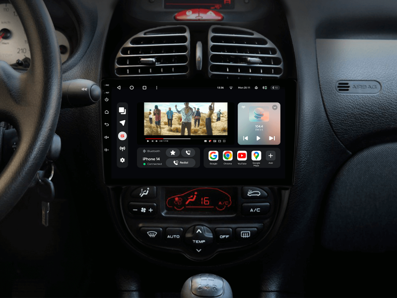 Купити Мультимедійна система Gazer T6009-T12 PRO MAX до Peugeot 206 1998-2012