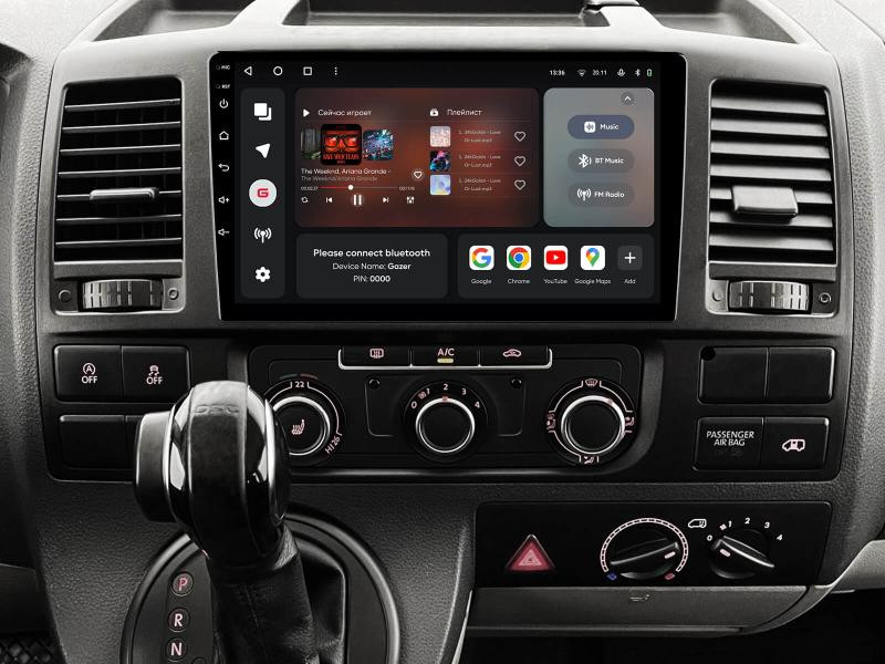 Buy Gazer T6009-T5 PRO MAX Multimedia System to Volkswagen Multivan (T5) 2003-2015