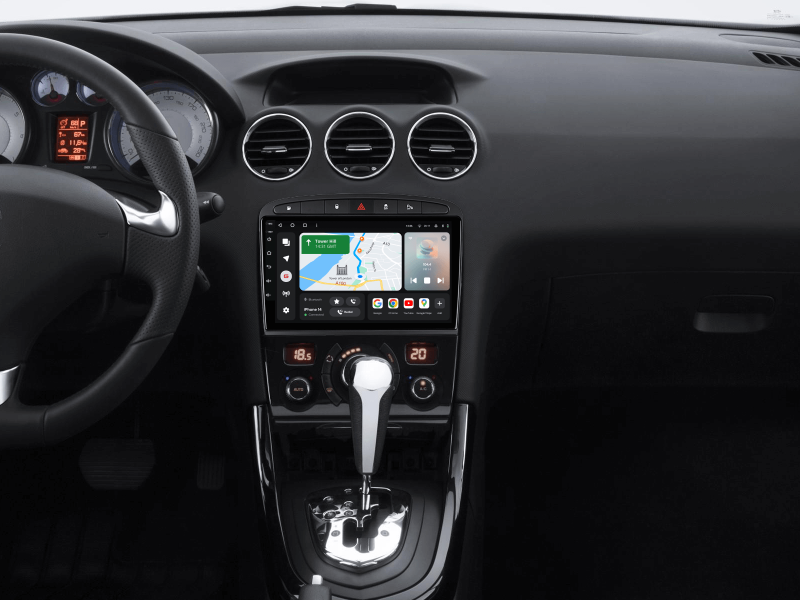 Buy Gazer T6009-T7 Pro Max Multimedia System to Peugeot 408 1 2012-2020, 308 2007-2015