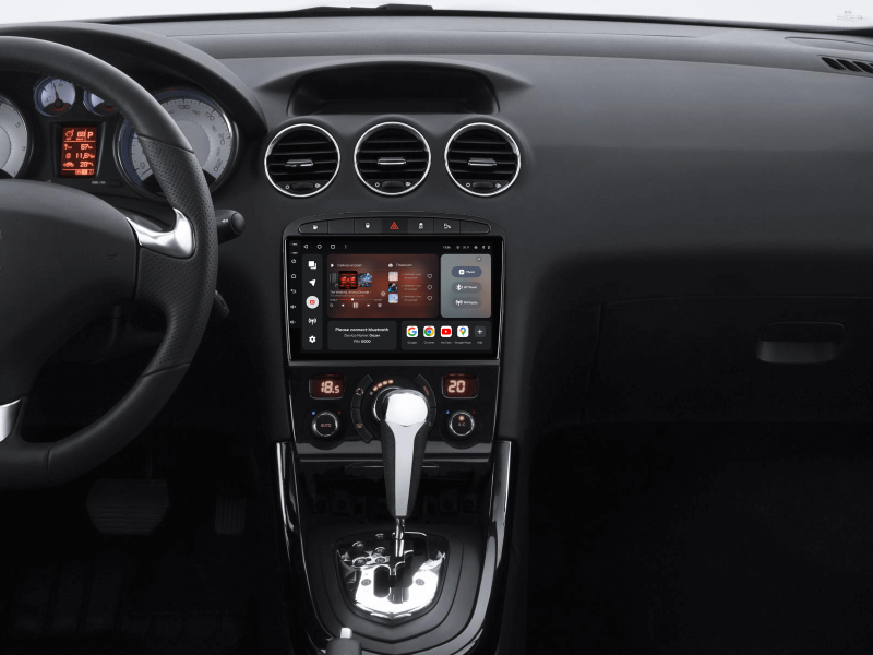 Buy Gazer T6009-T7 Pro Max Multimedia System to Peugeot 408 1 2012-2020, 308 2007-2015