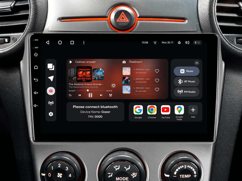 Купити Мультимедійна система Gazer T6009-UN PRO MAX до Kia Carens 2 (UN) 2006-2012