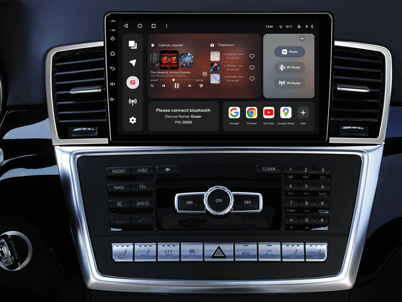 Купити Мультимедійна система Gazer T6009-W166 PRO MAX до Mercedes-Benz ML, (W166) 2011-2015