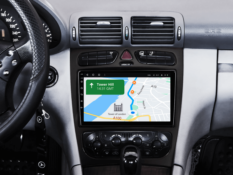 Купити Мультимедійна система Gazer T6009-W203 PRO MAX до Mercedes-Benz C-Class (S203, CL203, W203) 2000-2004