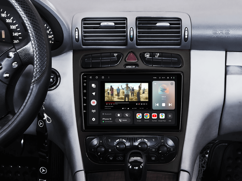 Купити Мультимедійна система Gazer T6009-W203 PRO MAX до Mercedes-Benz C-Class (S203, CL203, W203) 2000-2004