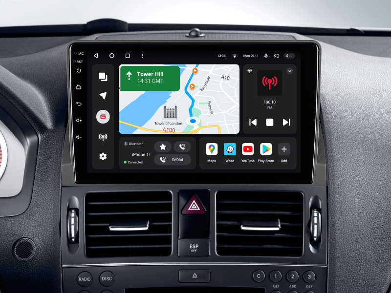 Купити Мультимедійна система Gazer T6009-W204 PRO MAX до Mercedes-Benz C-Class 3 (W204, S204) 2006-2011