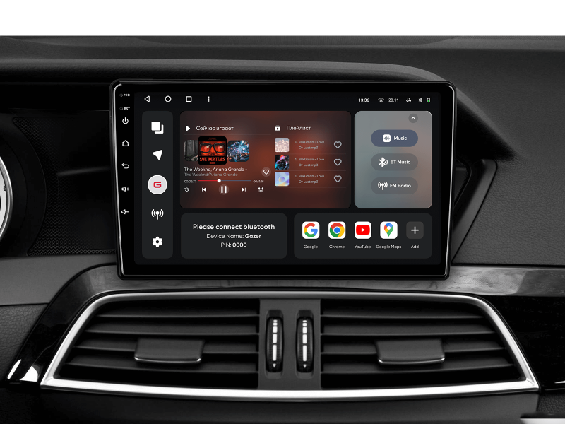 Купити Мультимедійна система Gazer T6009-W204F PRO MAX до Mercedes-Benz C-Class 3 (W204, C204, S204) 2011-2015