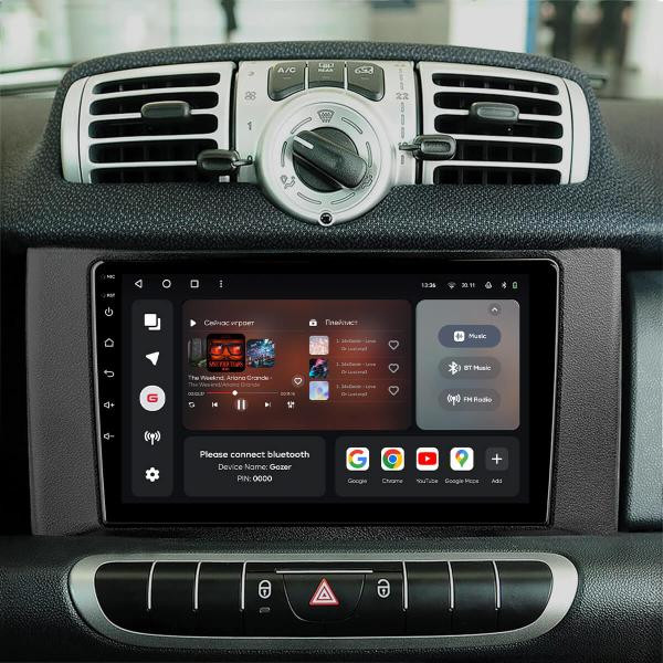 Купити Мультимедійна система Gazer T6009-W451 PRO MAX до Smart Fortwo 2 (W451) 2010-2015