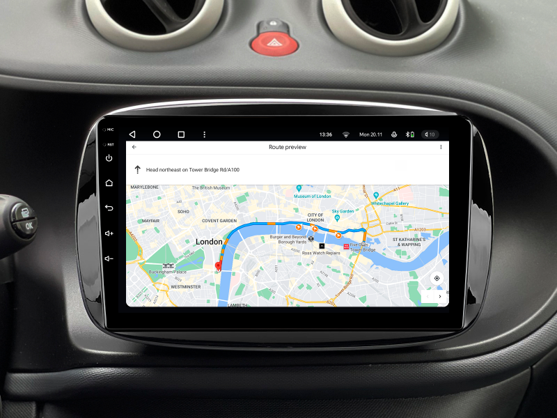 Купити Мультимедійна система Gazer T6009-W453 PRO MAX до Smart Fortwo 3 (C453, A453, W453) 2014-2020