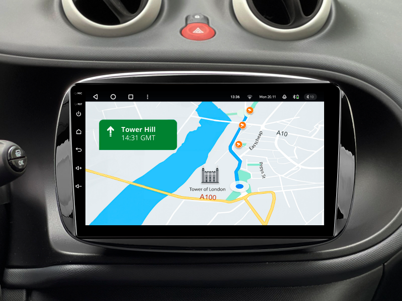 Купити Мультимедійна система Gazer T6009-W453 PRO MAX до Smart Fortwo 3 (C453, A453, W453) 2014-2020