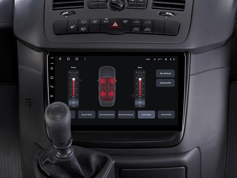 Buy Gazer T6009-W639 Pro Max Multimedia System to Mercedes-Benz Vito (W639) 2010-2015