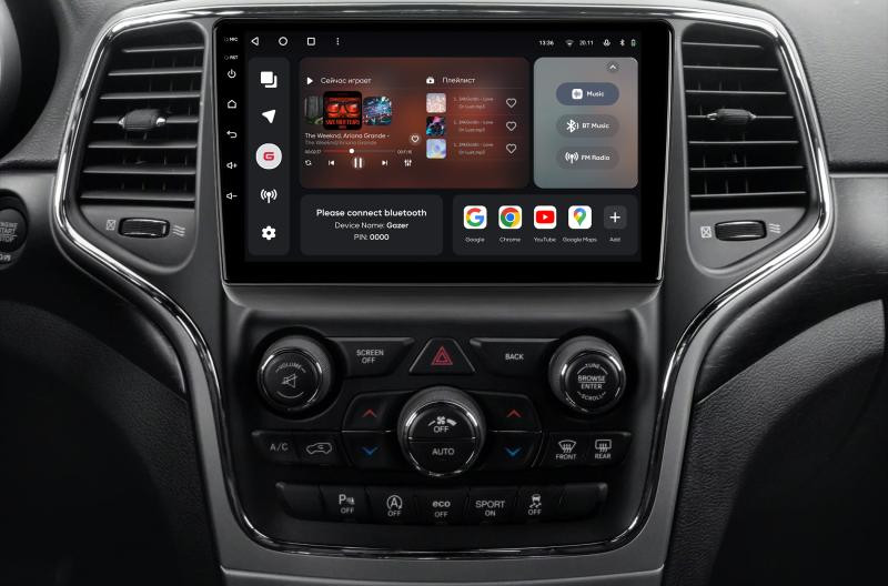 Купити Мультимедійна система Gazer T6009-WKF PRO MAX до Jeep Grand Cherokee 4 (WK2) 2013-2020