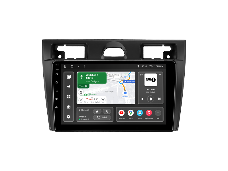 Купити Мультимедійна система Gazer T6009-WS PRO MAX до Ford Fiesta Mk5 2002-2008