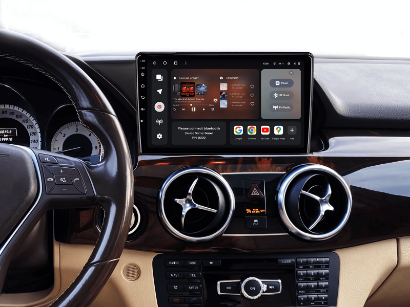 Купити Мультимедійна система Gazer T6009-X204 PRO MAX до Mercedes-Benz GLK-Class X204 2012-2015