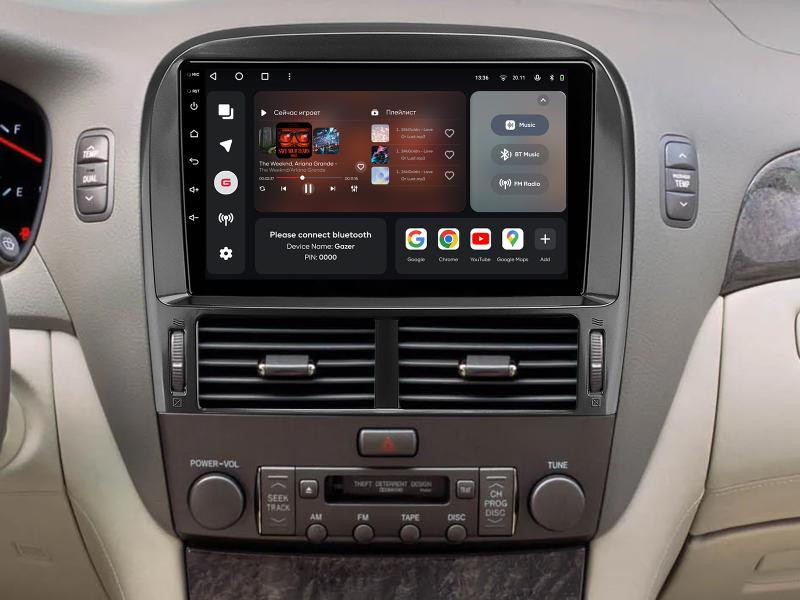 Купити Мультимедійна система Gazer T6009-XF30 PRO MAX до Toyota Celsior (XF30) 2000-2003