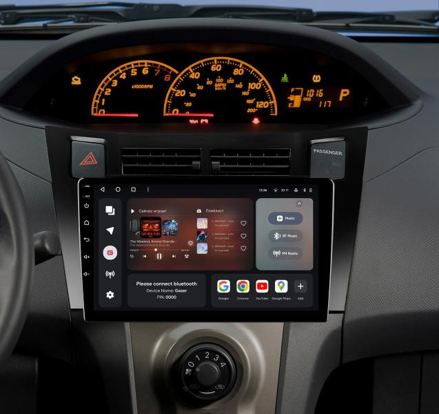 Купити Мультимедійна система Gazer T6009-XP90 PRO MAX до Toyota Yaris (XP90) 2005-2012