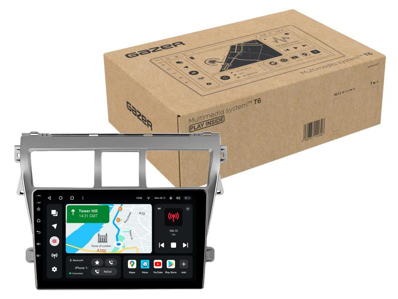 Купити Мультимедійна система Gazer T6009-XP90V PRO MAX до Toyota Vios 2 (XP90) 2007-2013