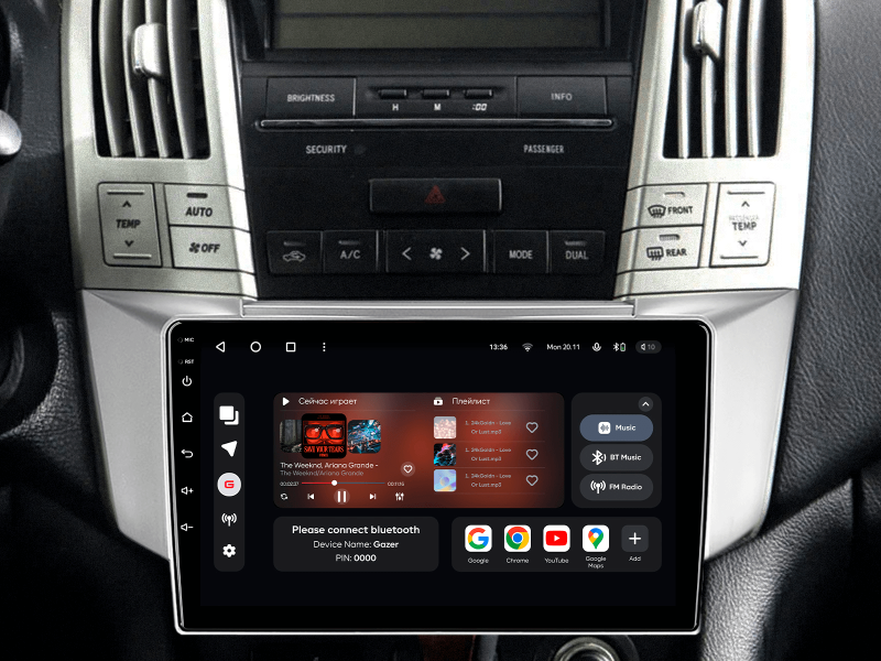 Купити Мультимедійна система Gazer T6009-XU30 PRO MAX до Lexus RX300, RX330, RX350, RX400H 2003-2009