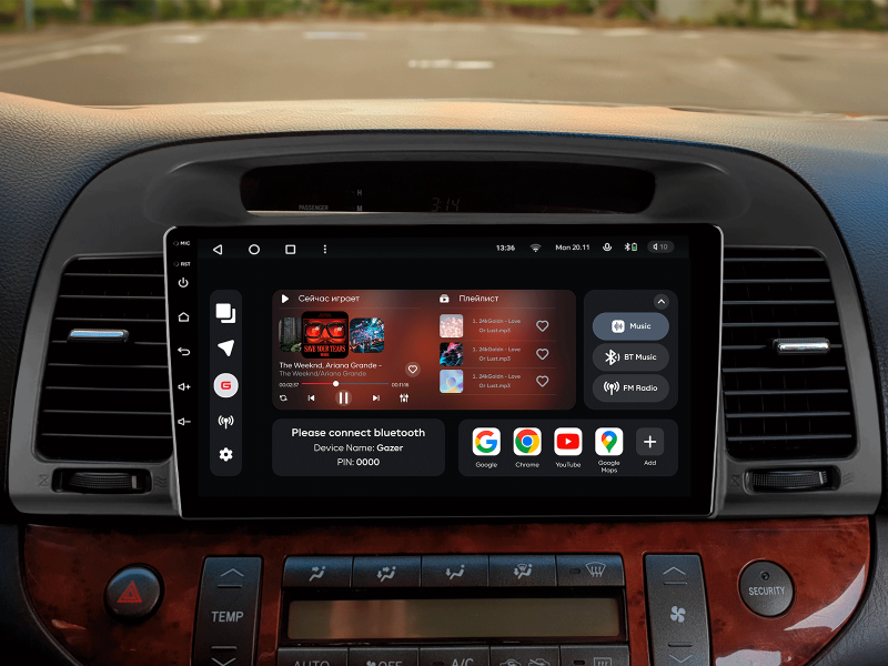 Купити Мультимедійна система Gazer T6009-XV30 PRO MAX до Toyota Camry 5 (XV30) 2001-2006