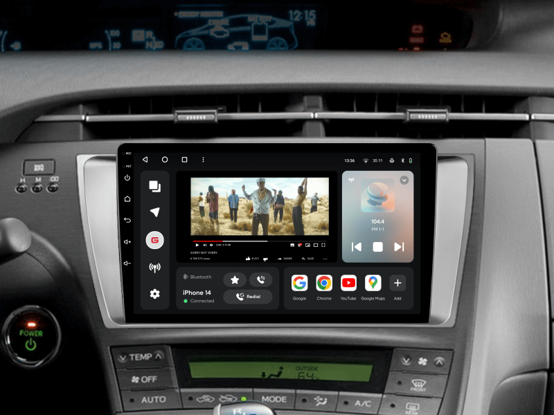 Купити Мультимедійна система Gazer T6009-XW30 PRO MAX до Toyota Prius 3 (XW30) 2009-2015