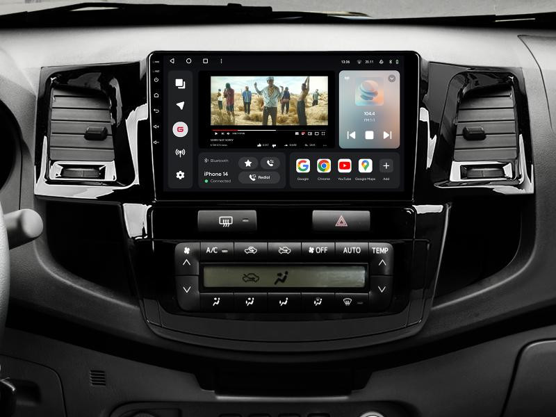 Купить Мультимедійна система Gazer T6509-AN50 PRO MAX до Toyota Fortuner 1 (AN50, AN60), Hilux Revo, Vigo 2008-2014