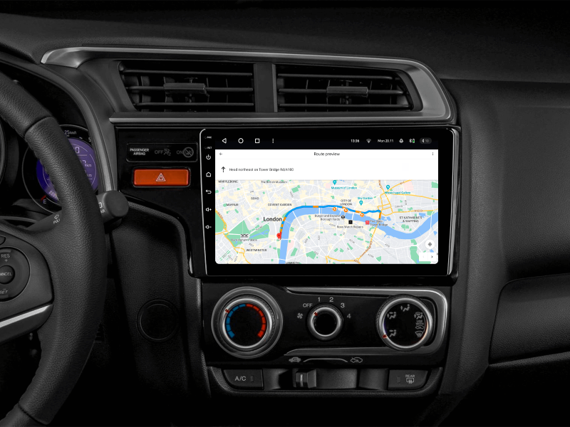 Купить Мультимедійна система Gazer T6509-GK/L PRO MAX до Honda Jazz 3 2015-2020, Fit 3 (GP, GK) 2013-2020