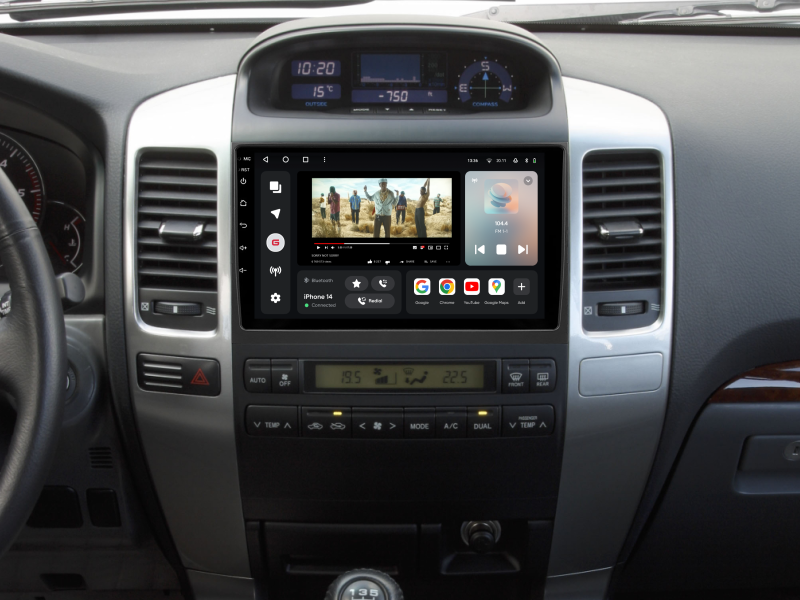 Купить Мультимедійна система Gazer T6509-J120 PRO MAX до Toyota Land Cruiser Prado 3 (J120) 2002-2009