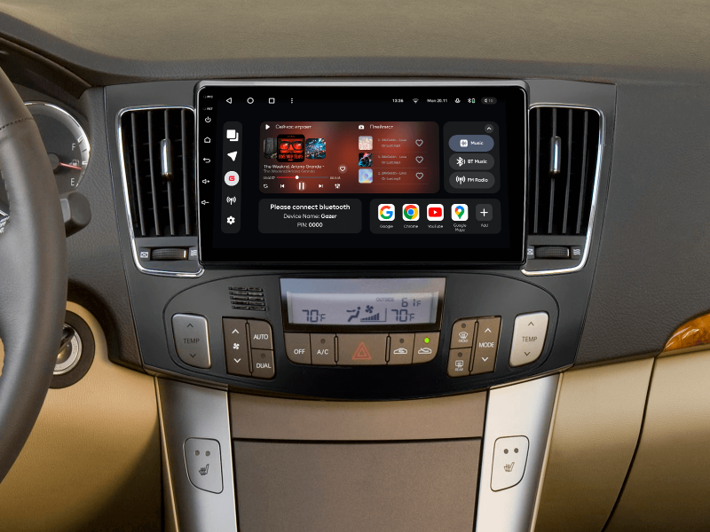 Купити Мультимедійна система Gazer T6509-NFF PRO MAX до Hyundai Sonata 5 (NF) 2008-2010