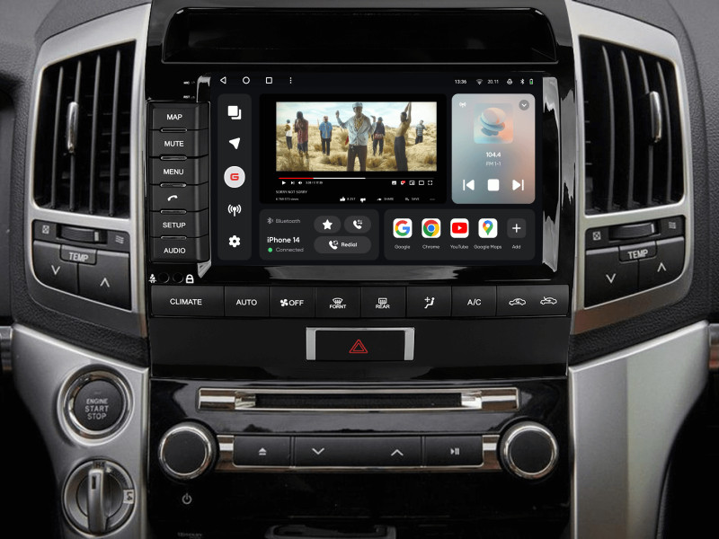 Купити Мультимедійна система Gazer T6509-TJ200/H PRO MAX до Toyota Land Cruiser 200 (J200) 2007-2015