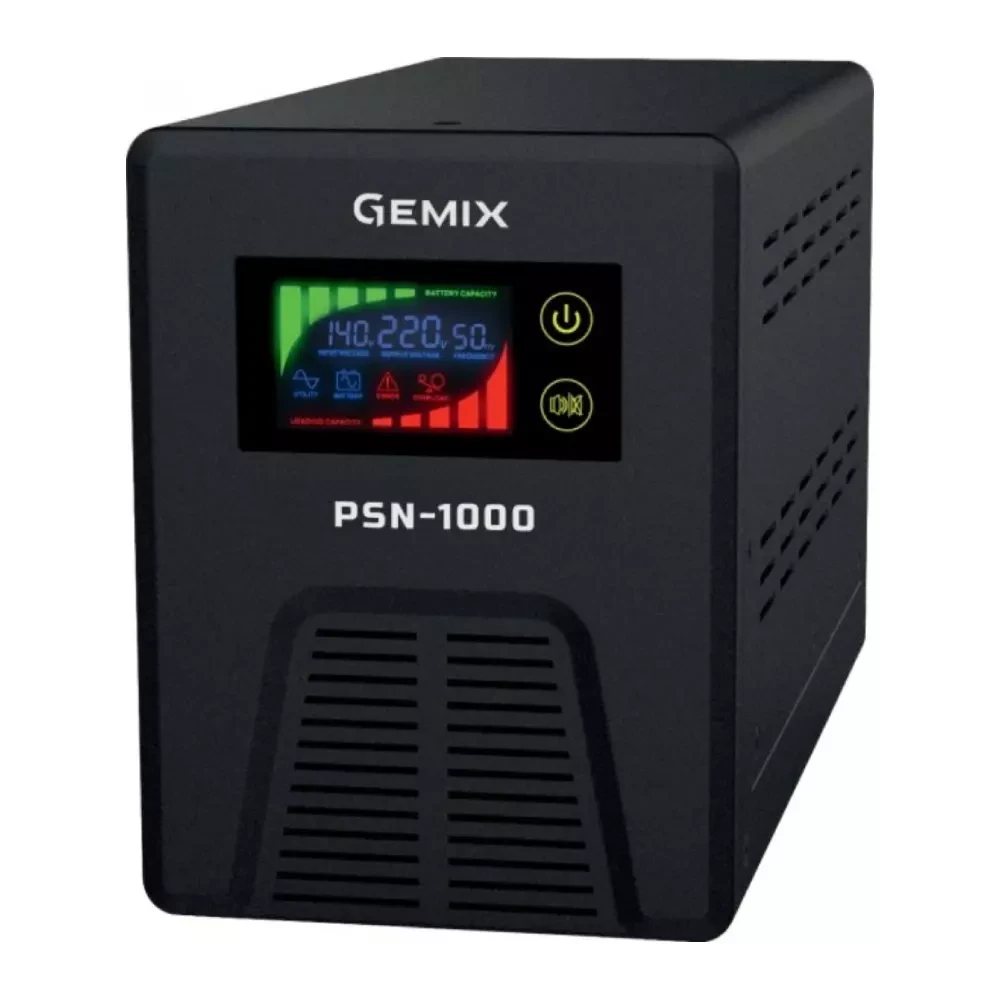 Купить ИБП Gemix линейно-интерактивный 1000VA / 600W 12v (PSN-1000)