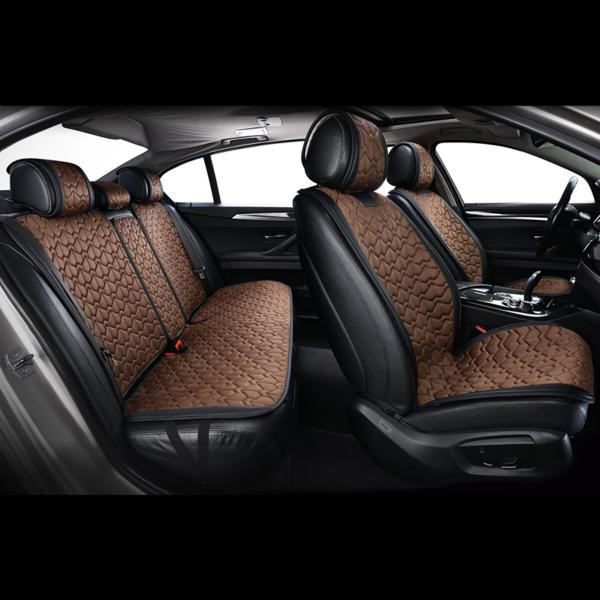 Buy Premium capes for front seats Winso Pro Supreme, Coffee-Black 2pc.