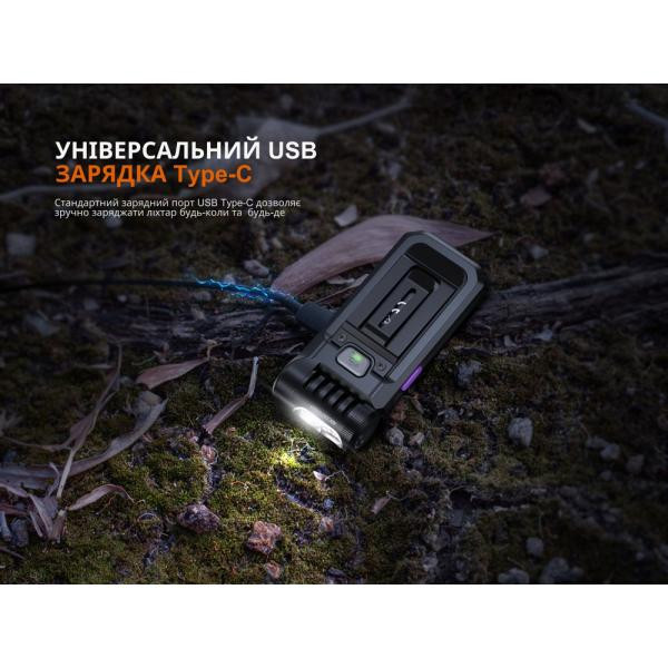 Купити Ліхтар ручний Fenix SW05R-UV LED чорний
