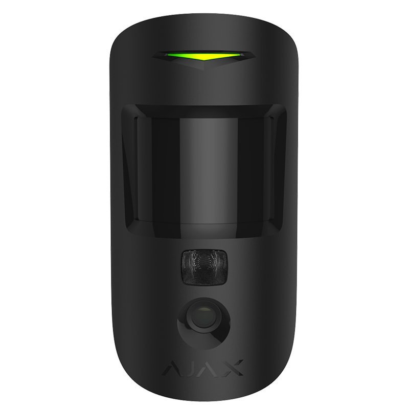 Купить Беспроводной датчик движения Ajax MotionCam (PhOD) с поддержкой фотоверификации тревог черный