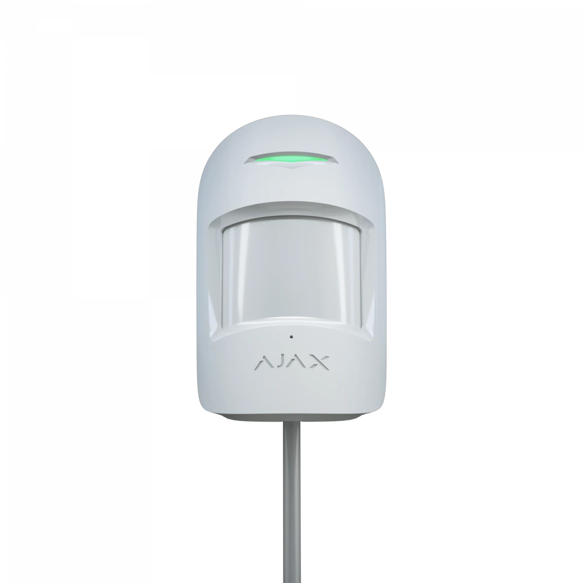 Купить Проводной датчик движения и разбития стекла Ajax CombiProtect Fibra белый