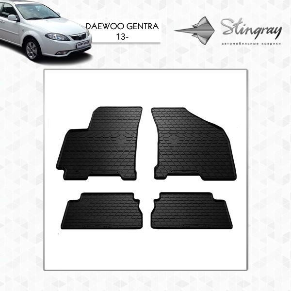 Купить Автоковрики Stingray Daewoo Daewoo Gentra 2013-2019 4 шт Чорние (1002064)