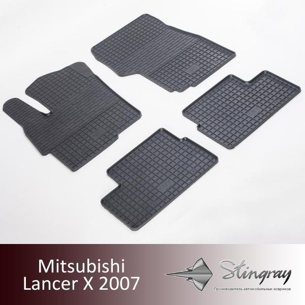Купить Автоковрики Stingray Mitsubishi Mitsubishi Lancer X 4 шт Чорние (1013034)
