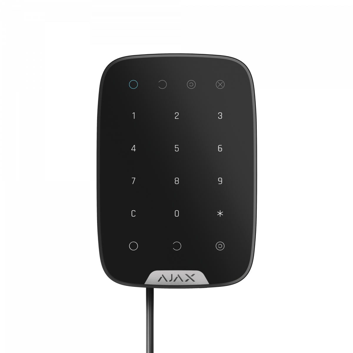 Купити Дротова сенсорна клавіатура Ajax KeyPad Fibra чорна