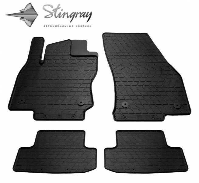 Купить Автоковрики Stingray Seat Seat Ateca 2016- 4 шт Чорние (1048014)