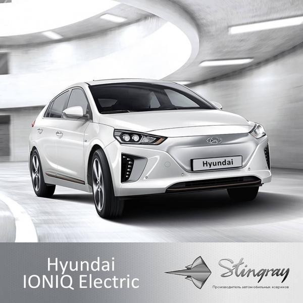 Купить Автоковрики Stingray Hyundai Hyundai Ioniq (2016-2019) 4 шт Чорние (1009254)