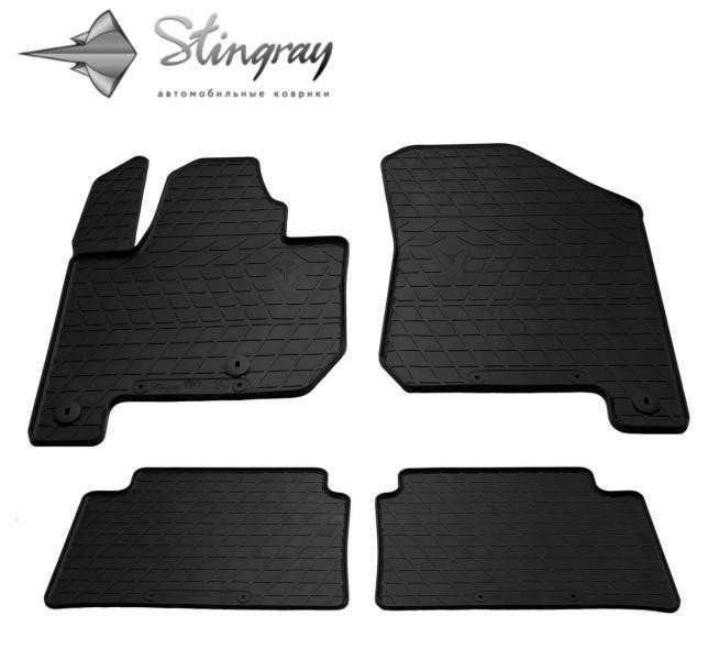 Купити Автоковрики Stingray Kia Kia soul EV 2014- 4 шт Чорние (1010154)