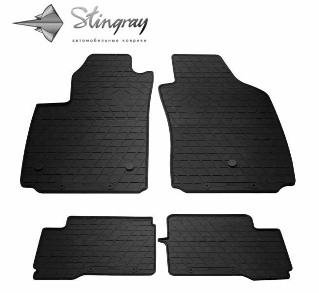 Купити Автоковрики Stingray Fiat Fiat 500 electric 2012- 4 шт Чорние (1006194)