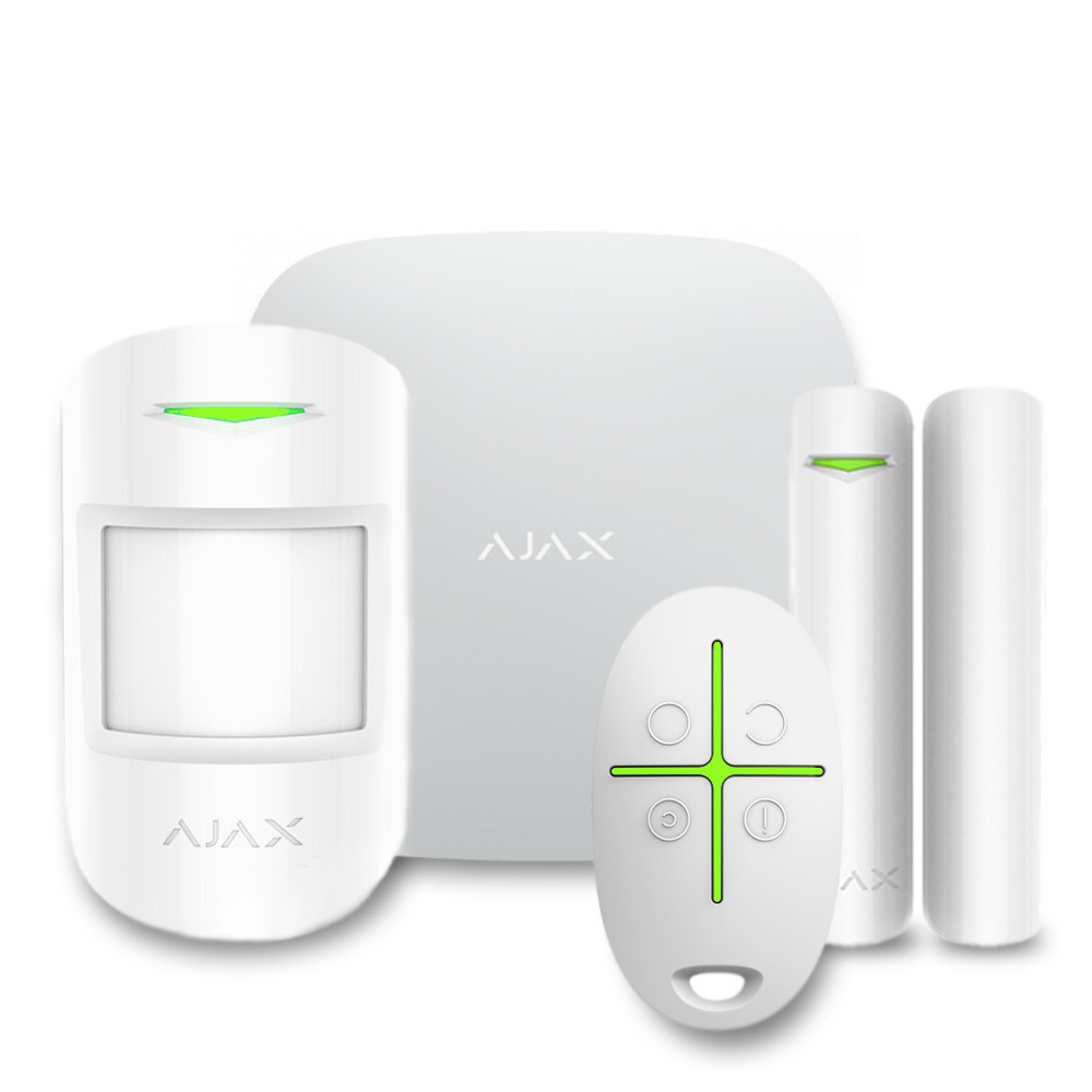 Купити Комплект бездротової сигналізації Ajax StarterKit Білий