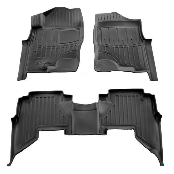 Купити Автоковрики Stingray Nissan Nissan Pathfinder (R51) 2005-2012 3 шт Чорние (5014233)